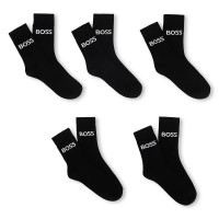 чорапи,мъжки,чорапи,дамски,чорапи,boss,j52638,socks,5,pairs,black,(black)