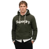 суичър,мъжки,пуловери,superdry,core,logo,hoodie,surplus,goods,olive,green,(green)