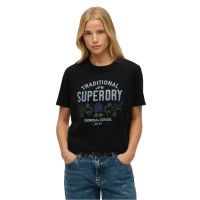 тениска,дамски,тениски,superdry,lot,54,short,sleeve,t,shirt,black