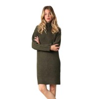 рокля,дамски,поли,и,рокли,deeluxe,cloelie,long,sleeve,dress,green,(dark,khaki)