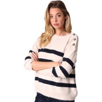 блуза,дамски,пуловери,дамски,плетени,дрехи,deeluxe,francine,sweater,black,(beige)