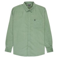 риза,с,дълъг,ръкав,мъжки,ризи,quiksilver,smoke,trail,cord,long,sleeve,shirt,granite,green,(green)