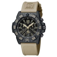 часовник,часовници,luminox,navy,seal,foundation,45mm,watch,rubber,sand,(beige)
