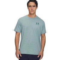 тениска,мъжки,тениски,under,armour,sportstyle,left,chest,t,shirt,green,(green)