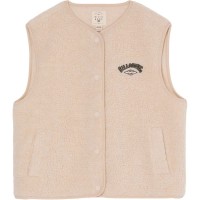 елек,дамски,жилетки,billabong,be,happy,fleece,vest,beige,(white,cap)