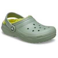 детски,сандали,и,чехли,crocs,classic,lined,k,clogs,moss,(green)