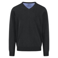 блуза,мъжки,пуловери,fynch,hatton,1514211,v,neck,sweater,black
