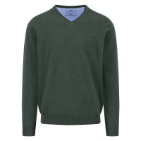 блуза,мъжки,пуловери,fynch,hatton,1514211,v,neck,sweater,dark,ivy,(green)