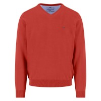 блуза,мъжки,пуловери,fynch,hatton,1514211,v,neck,sweater,spicy,red,(red)