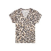 тениска,дамски,тениски,garcia,h50002,short,sleeve,v,neck,t,shirt,almond,(brown)