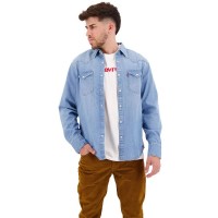 риза,с,дълъг,ръкав,мъжки,ризи,levi's®,barstow,western,standard,long,sleeve,shirt,refurbished,blue