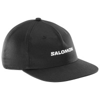 шапка,всички,шапки,salomon,logo,flat,cap,deep,black,(black)