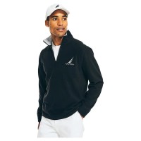 блуза,мъжки,пуловери,nautica,kr9384,half,zip,sweatshirt,black,(black)