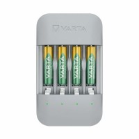 батерии,varta,eco,4x,battery,charger,grey,(silver)