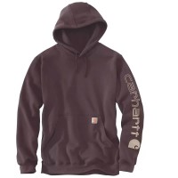 суичър,мъжки,пуловери,carhartt,logo,hoodie,dark,sepia,(purple)