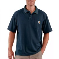мъжки,блузи,с,яка,carhartt,short,sleeve,polo,navy,(blue)