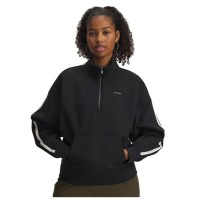 поларена,блуза,дамски,блузи,under,armour,icon,heavyweight,fleece,half,zip,sweatshirt,black,(black,white)