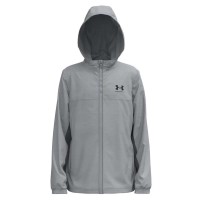 блуза,детски,блузи,under,armour,rival,woven,full,zip,sweatshirt,gray,black,(grey)