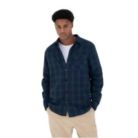 риза,с,дълъг,ръкав,мъжки,ризи,hurley,axe,sherpa,long,sleeve,shirt,blue,(jungle)