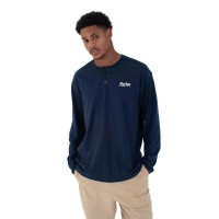 тениска,мъжки,тениски,дамски,тениски,hurley,merchant,henley,long,sleeve,t,shirt,blue,(nightforce)