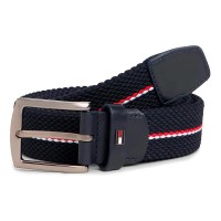 колан,колани,tommy,hilfiger,denton,elastic,corp,3.5,belt,space,blue