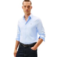 риза,с,дълъг,ръкав,мъжки,ризи,tommy,hilfiger,dobby,slim,fit,long,sleeve,shirt,sweet,blue