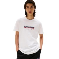 тениска,мъжки,тениски,tommy,jeans,dna,regular,fit,short,sleeve,t,shirt,ecru,(white)