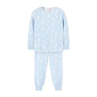 пижама,детски,пижами,boboli,velour,printed,pyjama,seagull,print,(blue)