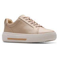 обувки,дамски,маратонки,clarks,shoes,hollyhock,walk,trainers,sand,leather,(beige)