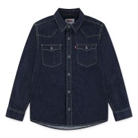 тениска,детски,тениски,levi´s,®,barstow,western,long,sleeve,t,shirt,blue,(dark,hollow)