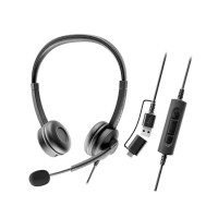 слушалки,слушалки,axtel,flow,usb,c,a,earphones,black,(black)