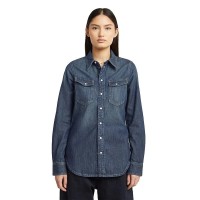 риза,с,дълъг,ръкав,дамски,ризи,g,star,slim,western,long,sleeve,shirt,blue,(antique,faded,hurricane)