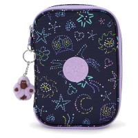 ученически,принадлежности,kipling,100,pens,pencil,case,blue,purple,(unicorn,star)