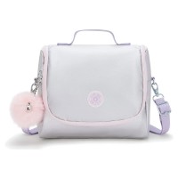 чанта,раници,kipling,new,kichirou,6l,lunch,bag,silver,(silver,glow,met)