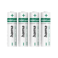 батерии,hama,aa,ni,mh,rechargeable,battery,2500mah,1.2v,clear,(white)