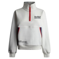 блуза,дамски,блузи,red,bull,racing,panel,half,zip,sweatshirt,white,(mousse,white)