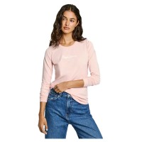 тениска,дамски,тениски,pepe,jeans,new,virginia,long,sleeve,t,shirt,refurbished,light,pink,(pink)