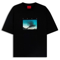 тениска,мъжки,тениски,hugo,dorizon,10272987,t,shirt,black