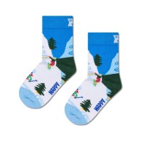 чорапи,детски,чорапи,happy,socks,slalom,crew,socks,blue,(white)