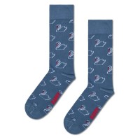 чорапи,мъжки,чорапи,дамски,чорапи,happy,socks,swan,natural,dye,crew,socks,blue,(blue)