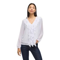 дамски,блузи,дамски,ризи,vila,ane,long,sleeve,blouse,snow,white,(white)