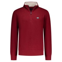 блуза,мъжки,пуловери,nza,new,zealand,25hn301,half,zip,sweatshirt,cherry,red,melange,(red)