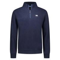 блуза,мъжки,пуловери,nza,new,zealand,25kn315,half,zip,sweatshirt,blue,(classic,navy,melange)