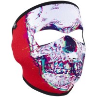 други,аксесоари,zan,headgear,glitch,skull,face,mask,white,red,purple,(white)