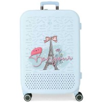 куфари,enso,bonjour,79l,trolley,bag,blue,(turquoise)