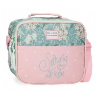 чанта,раници,roll,road,spring,is,here,lunch,bag,green,(pink,turquoise)