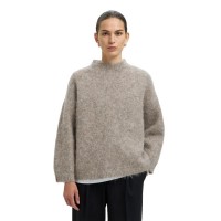 блуза,дамски,пуловери,дамски,плетени,дрехи,selected,gabriella,sweater,grey,(steel,gray,melange)