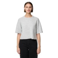 блуза,мъжки,пуловери,дамски,пуловери,pieces,silly,short,sleeve,sweater,grey,(light,grey,melange)