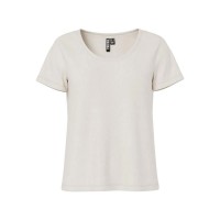 тениска,мъжки,тениски,дамски,тениски,pieces,sophie,short,sleeve,t,shirt,beige,(whitecap,gray)