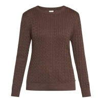 блуза,мъжки,пуловери,дамски,пуловери,redgreen,susan,cable,sweater,brown,(dark,brown,melange)